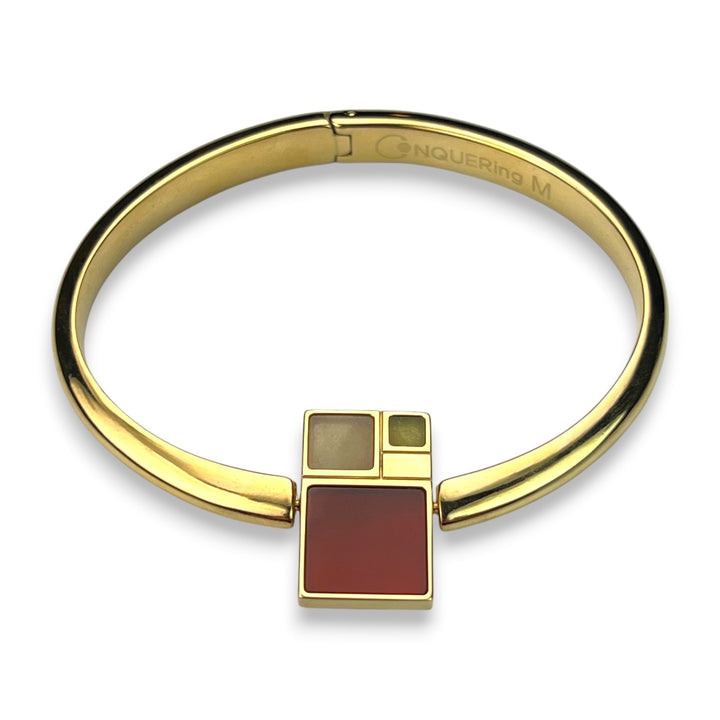 Fibonacci Crystal Willow Bangle – Studio Line