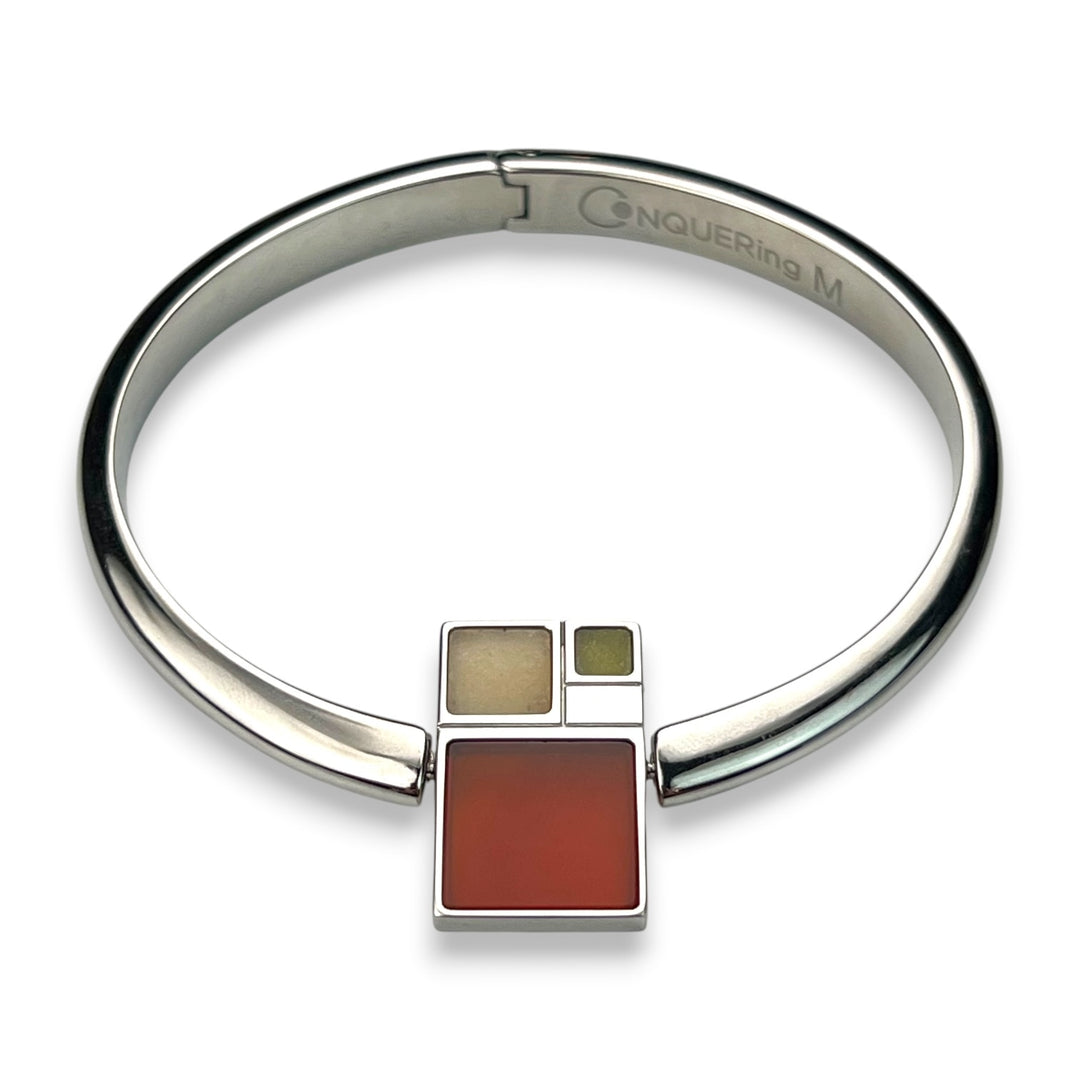 Fibonacci Crystal Willow Bangle – Studio Line