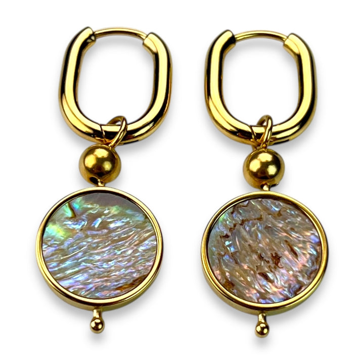 Round Crystal Willow Earrings