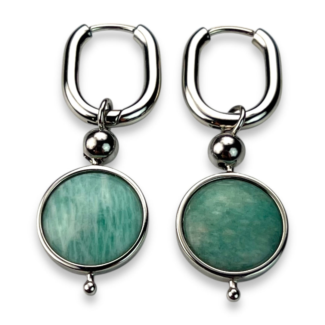 Round Crystal Willow Earrings