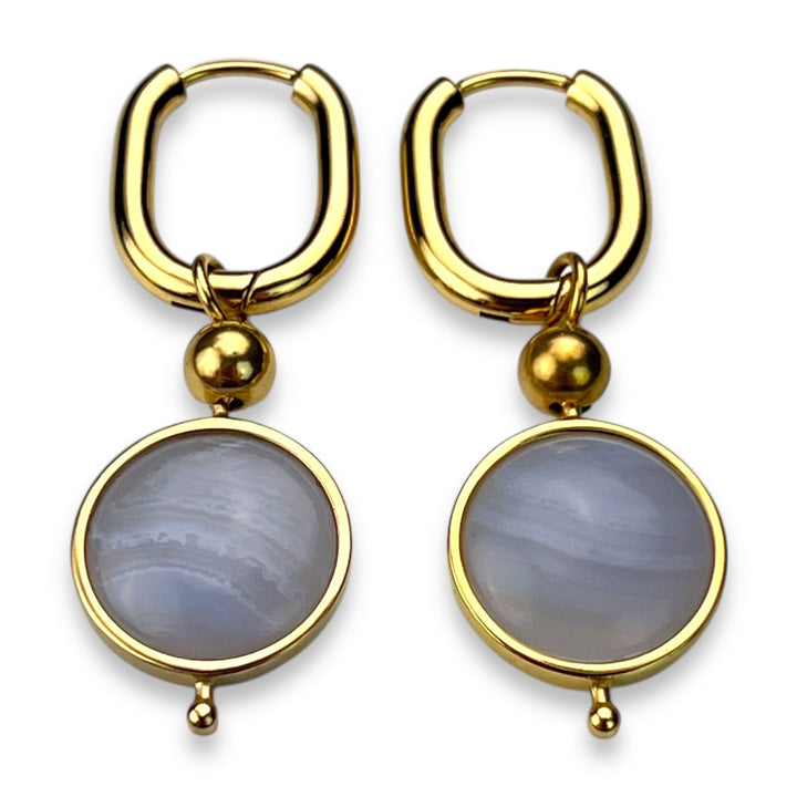 Round Crystal Willow Earrings