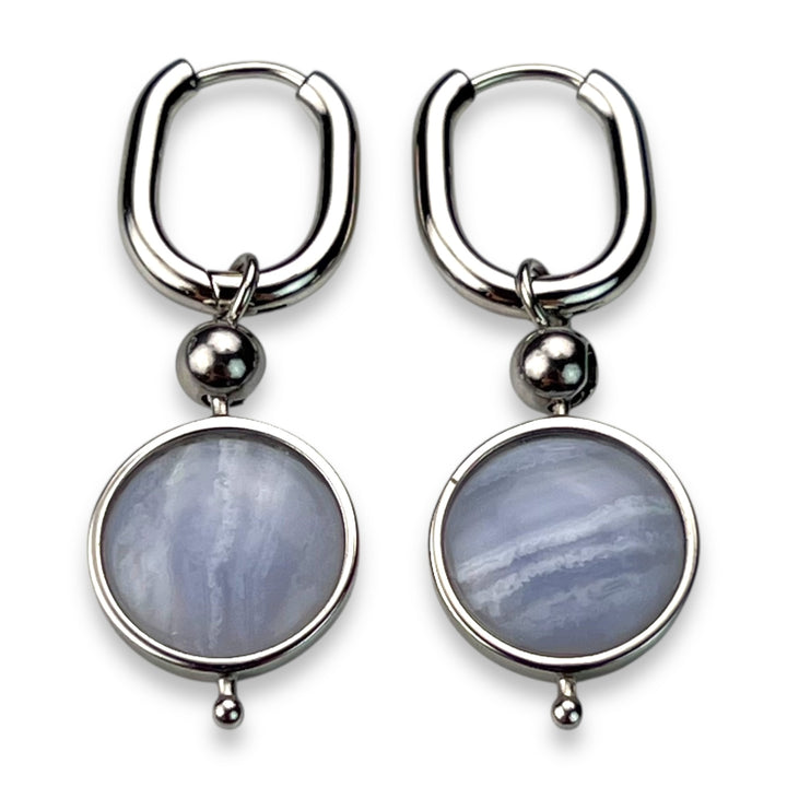 Round Crystal Willow Earrings