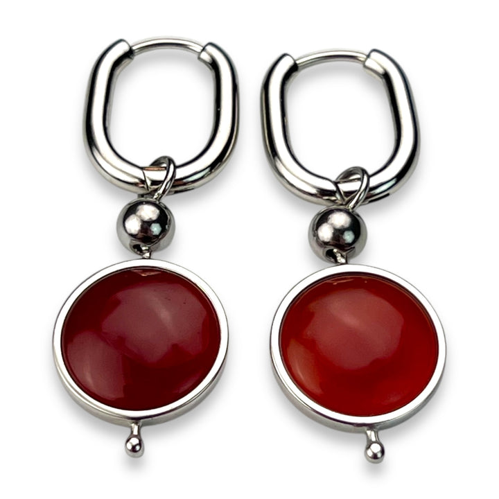 Round Crystal Willow Earrings