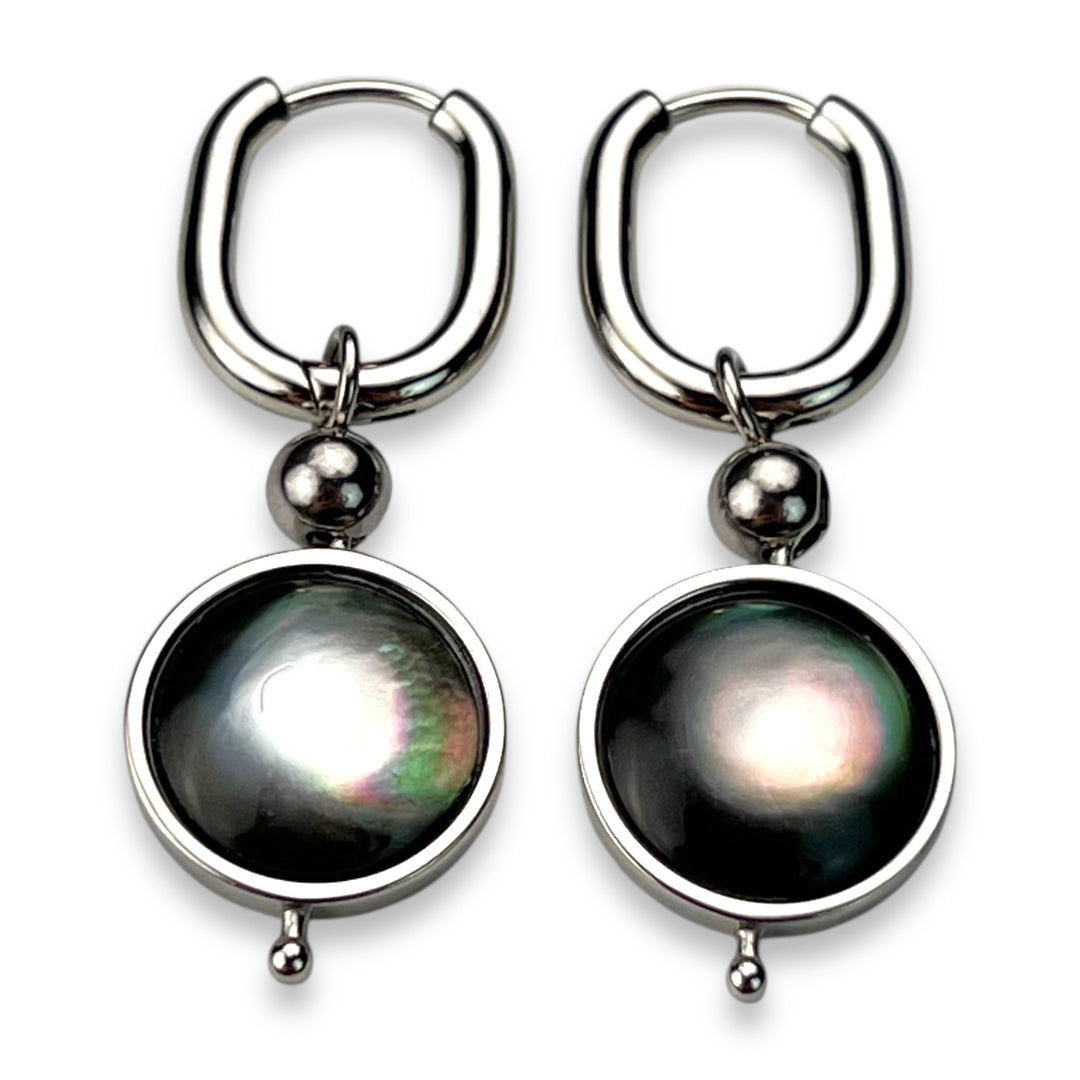 Round Crystal Willow Earrings