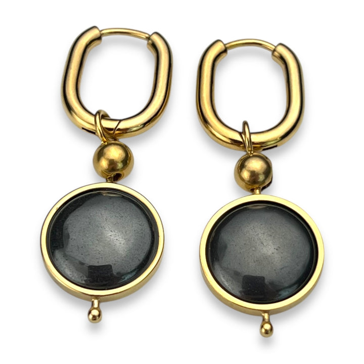 Round Crystal Willow Earrings