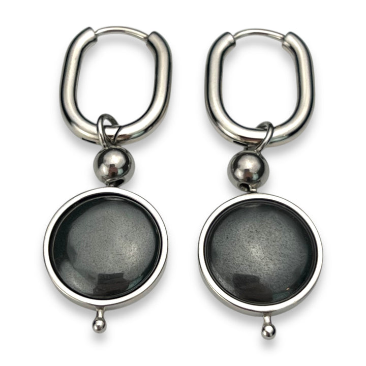 Round Crystal Willow Earrings