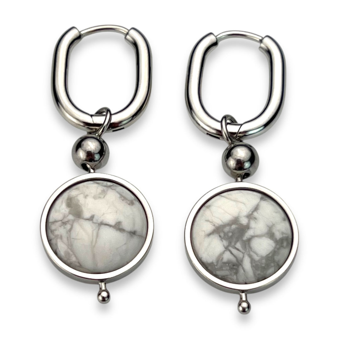 Round Crystal Willow Earrings