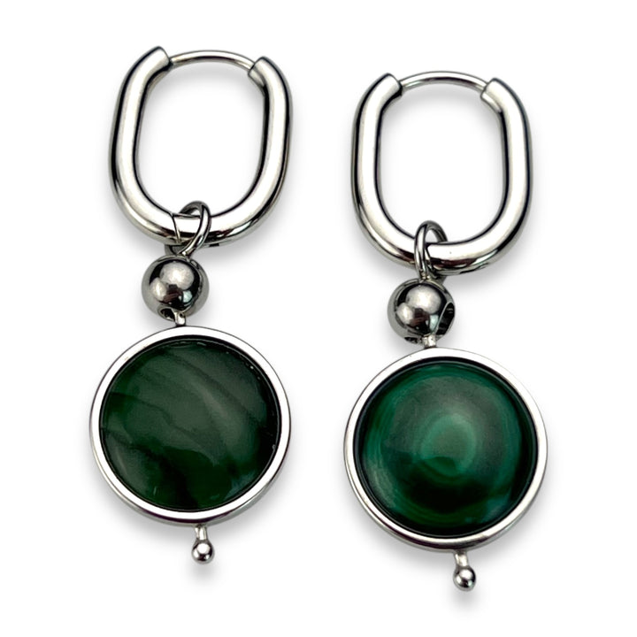 Round Crystal Willow Earrings