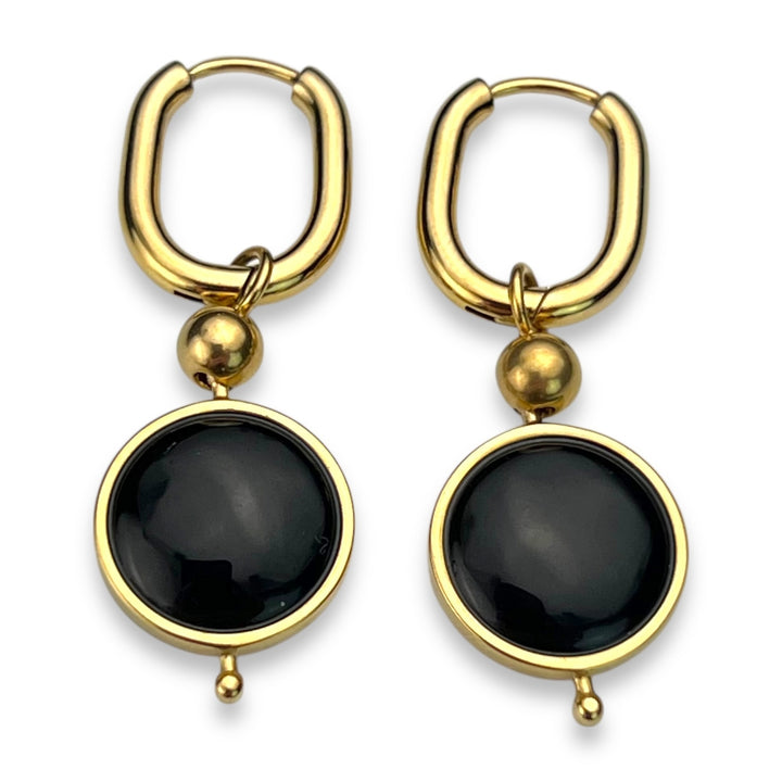 Round Crystal Willow Earrings