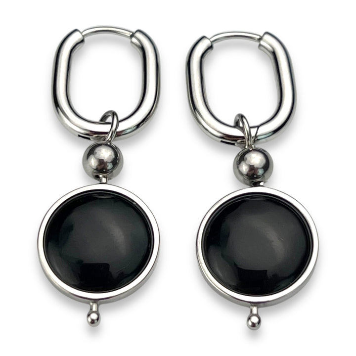 Round Crystal Willow Earrings