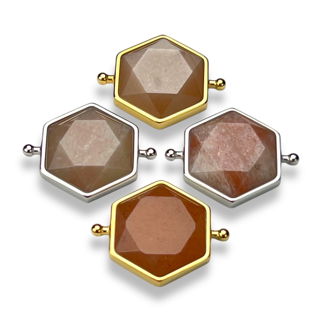 Sunstone Hexagon Crystal