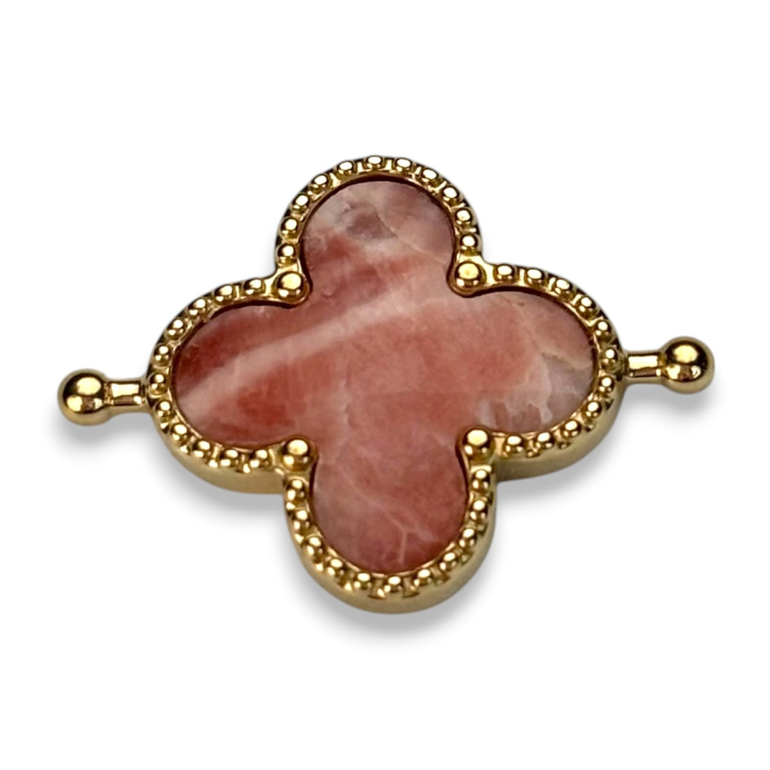Thulite Quatrefoil Crystal Element