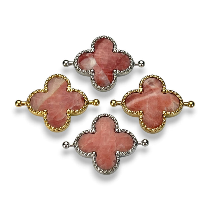Thulite Quatrefoil Crystal Element