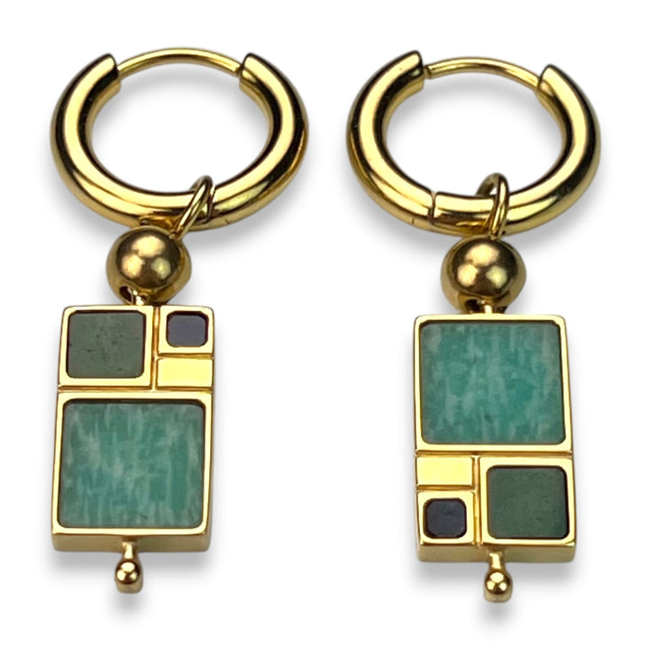 Fibonacci Crystal CrossBar™ Willow Earrings