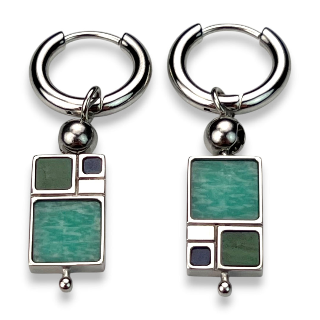 Fibonacci Crystal CrossBar™ Willow Earrings