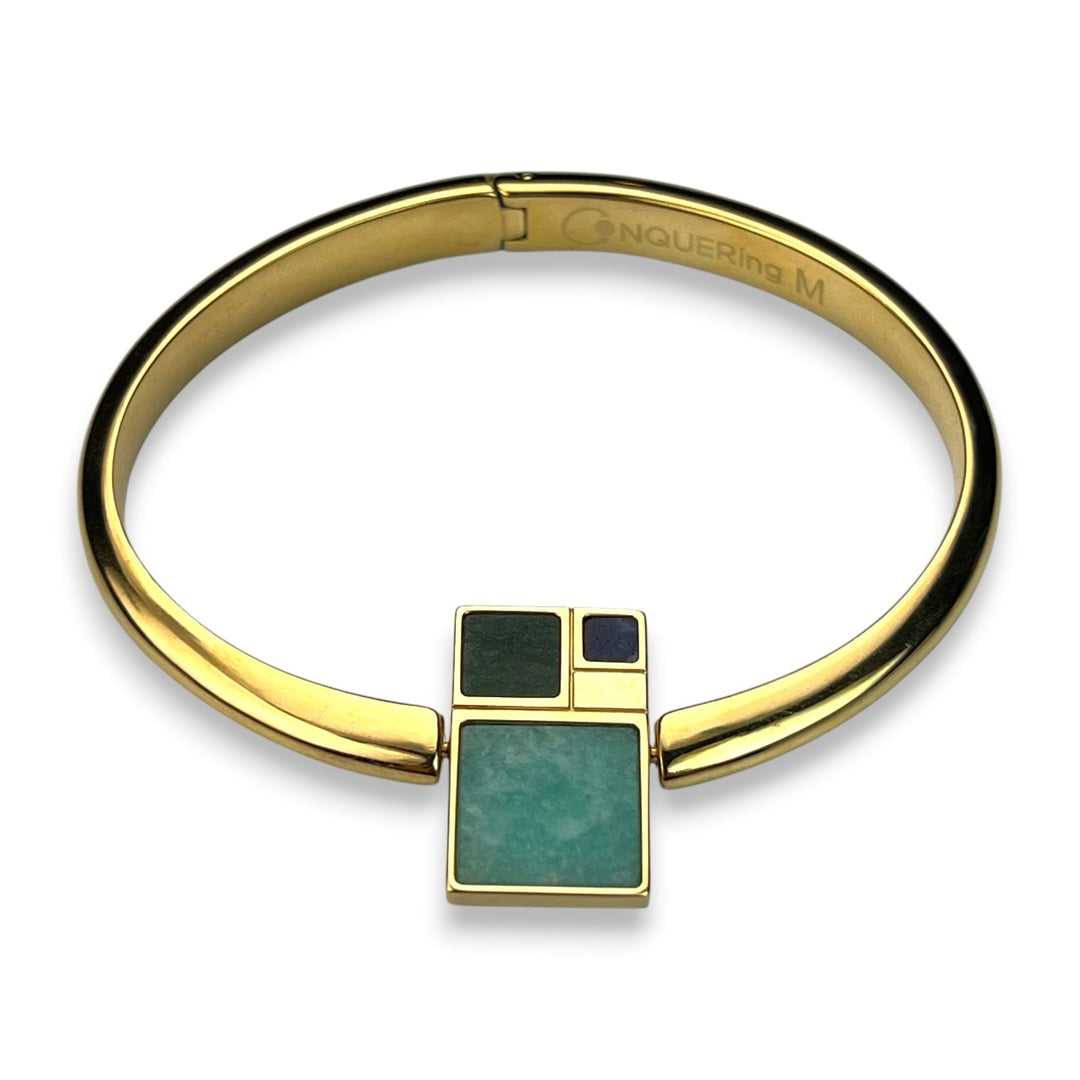 Fibonacci Crystal Willow Bangle – Studio Line