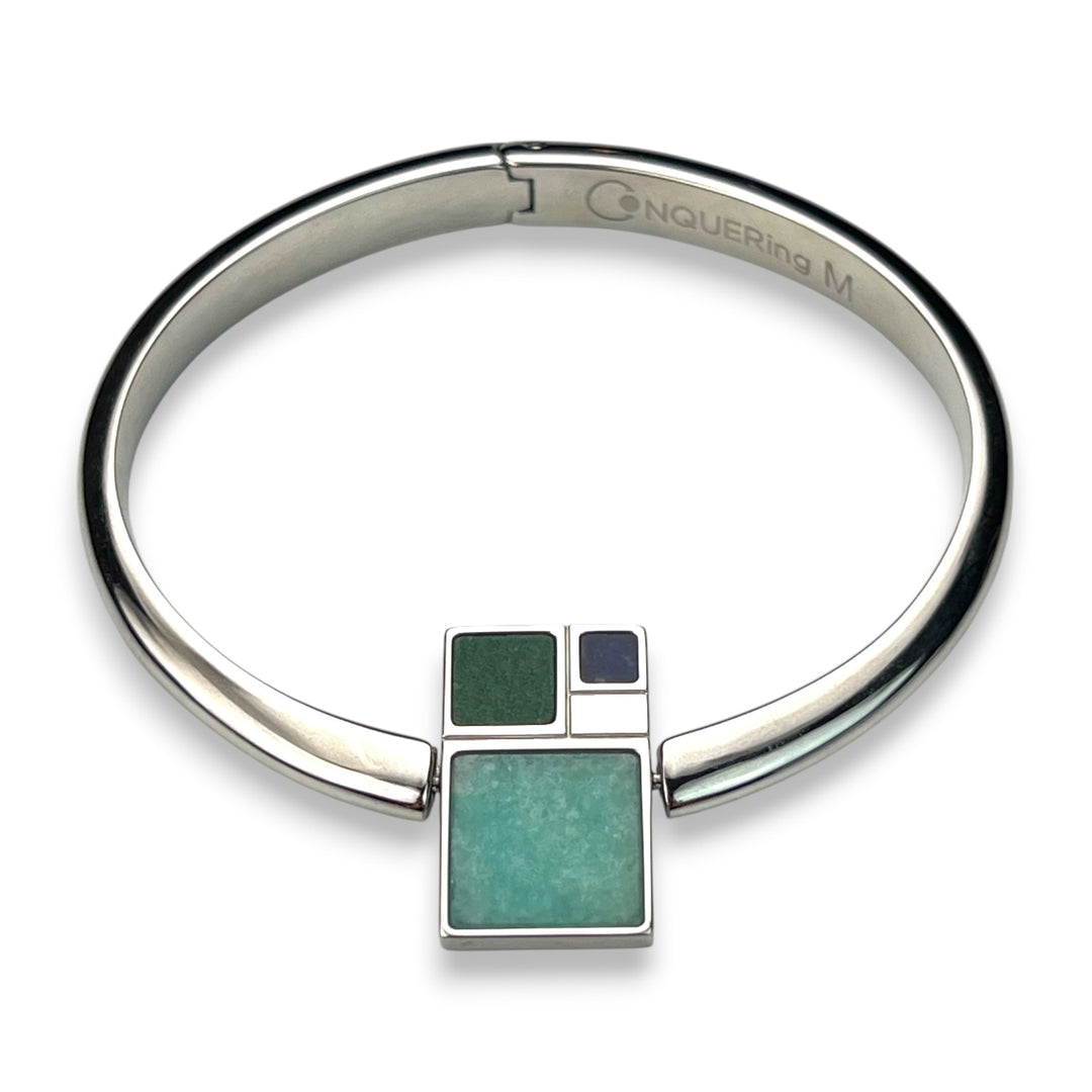 Fibonacci Crystal Willow Bangle – Studio Line