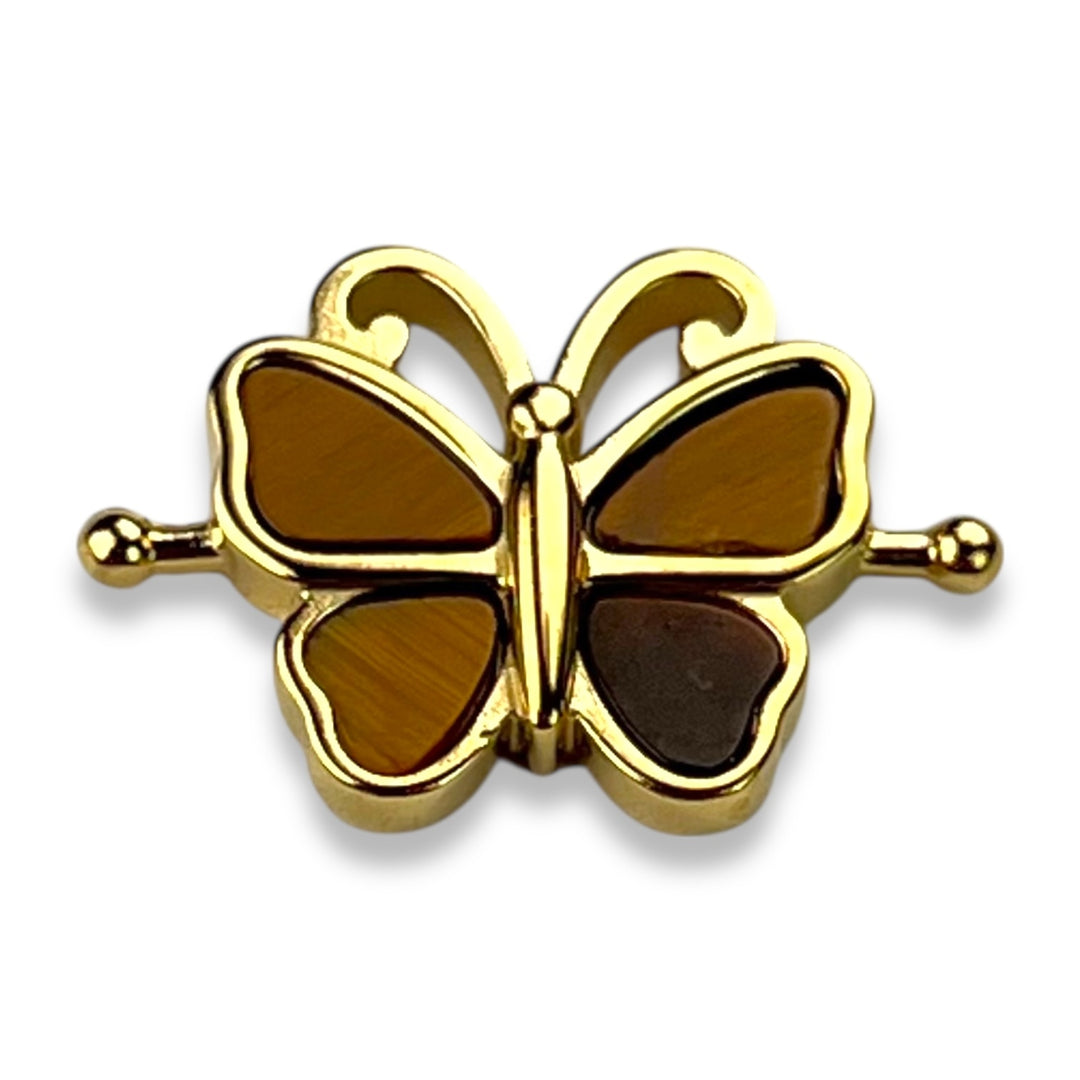 Crystal Butterfly - Tiger's Eye