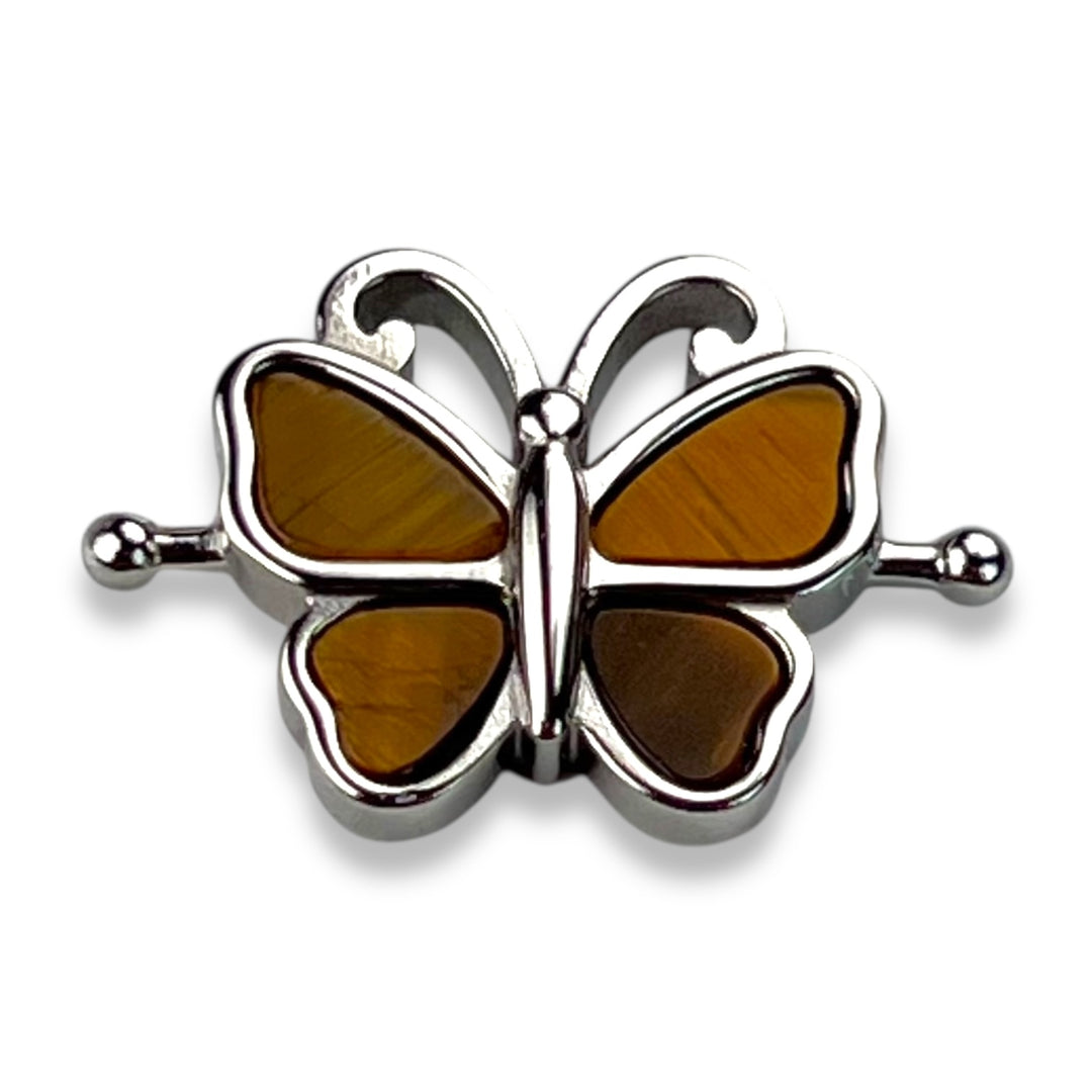Crystal Butterfly - Tiger's Eye