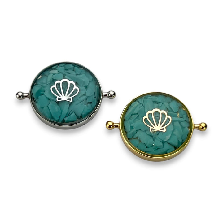 Turquoise Treasure Round Vessel Element – Sandy Beaches Shop Collab