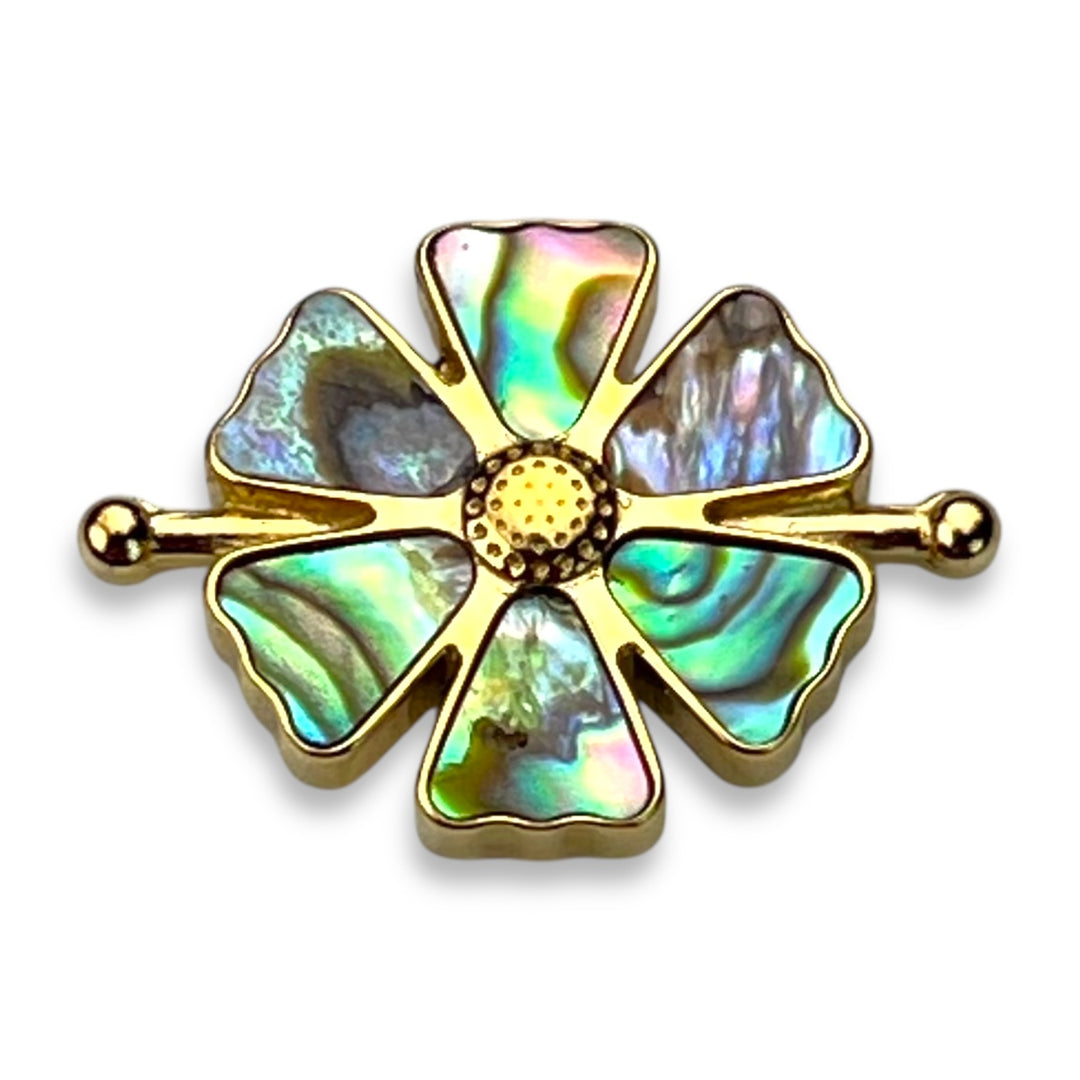 Abalone Shell Crystal Flower Element