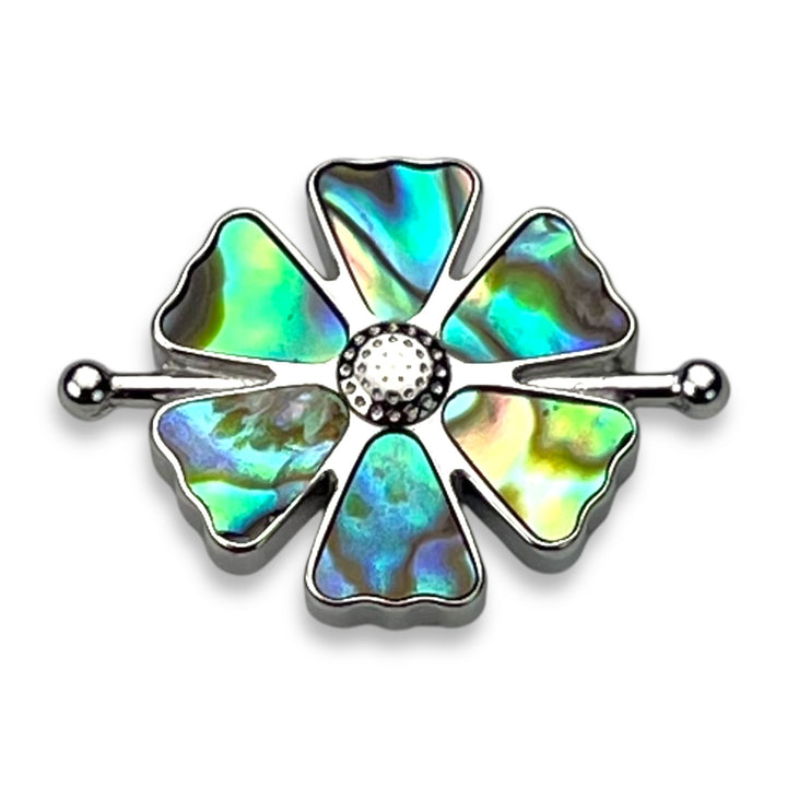 Abalone Shell Crystal Flower Element