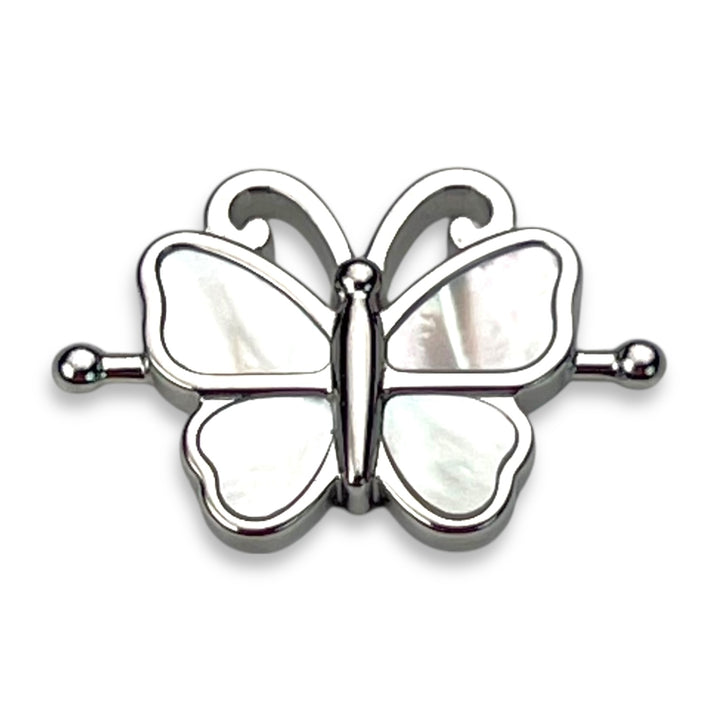 Mother of Pearl Crystal Butterfly Element