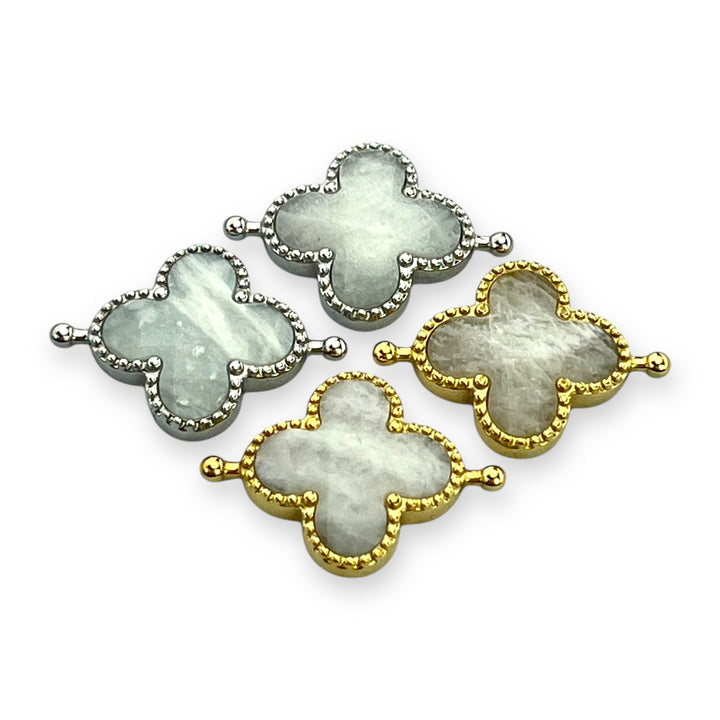Moonstone Quatrefoil Crystal Element