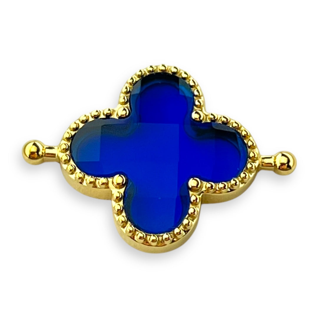 Simulated Sapphire Quatrefoil Element