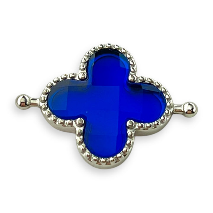 Simulated Sapphire Quatrefoil Element