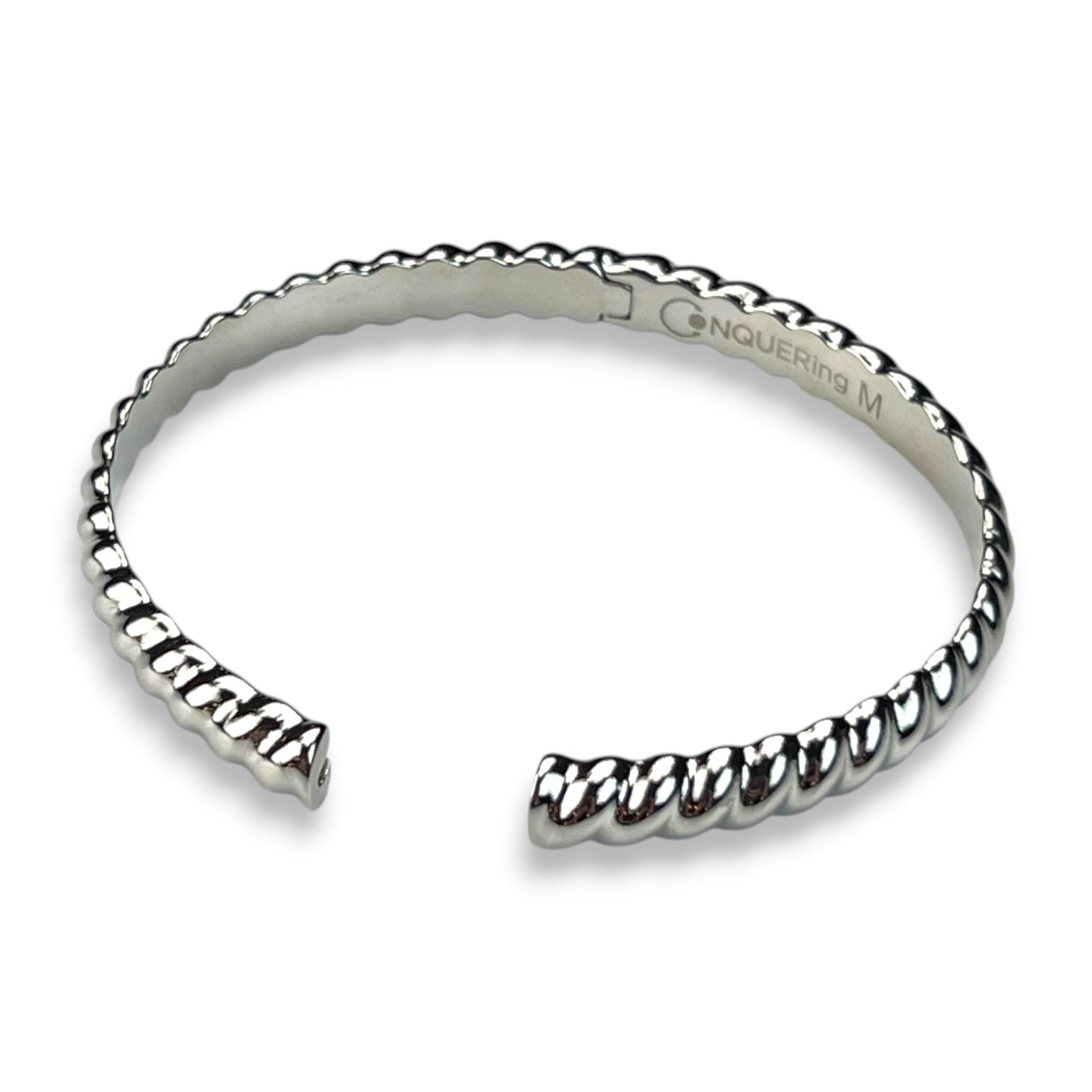 Willow Twist Bangle | Textured Statement Bracelet – CONQUERing