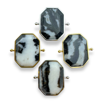 Zebra Jasper Octangle™ Crystal Element