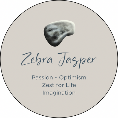 Zebra Jasper Octangle™ Crystal Element