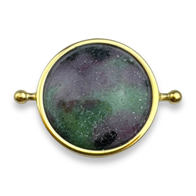 Zoisite Round Crystal Element