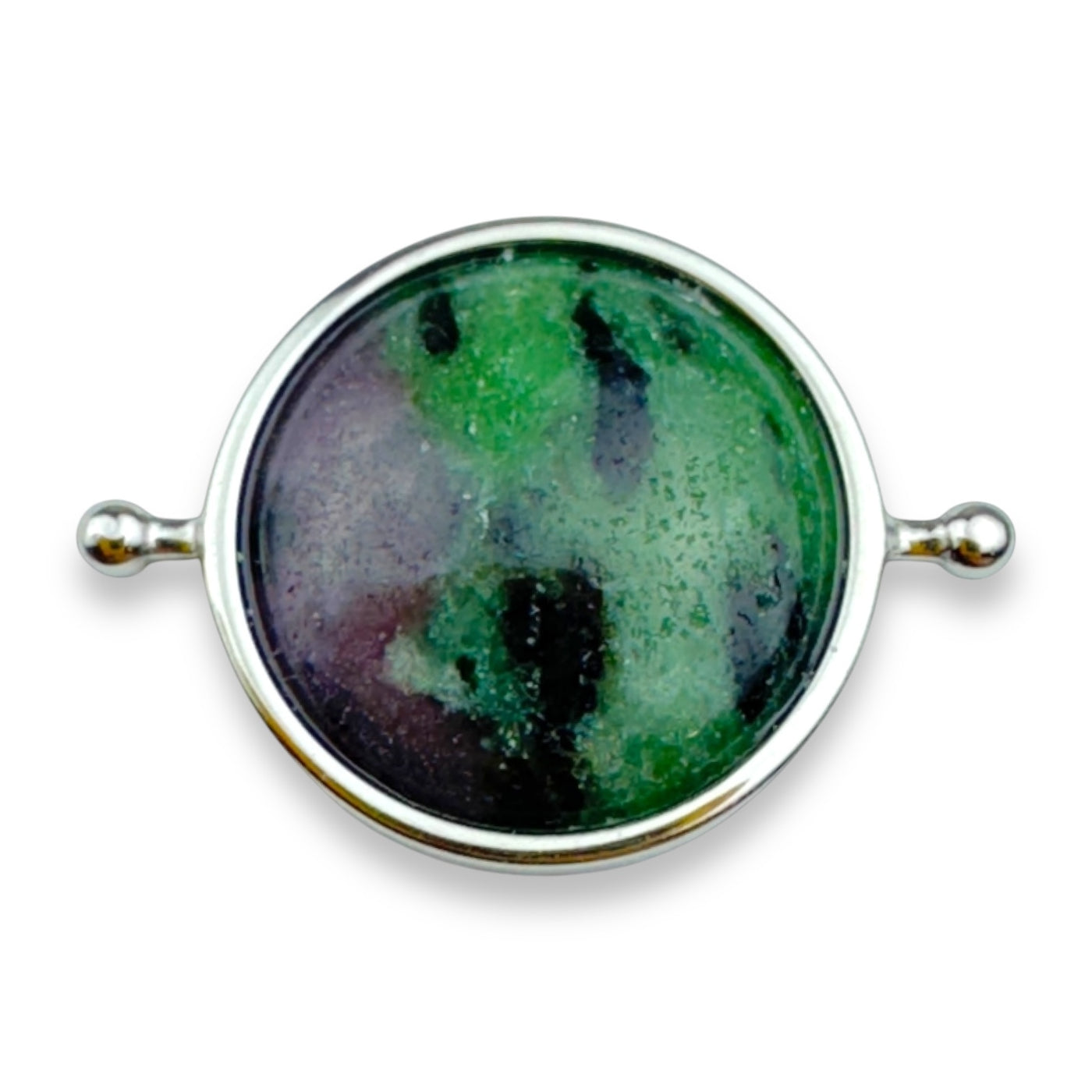 Zoisite Round Crystal Element