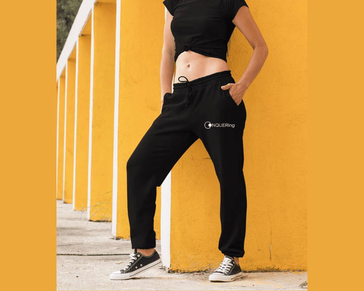 CONQUERing Unisex Black Joggers