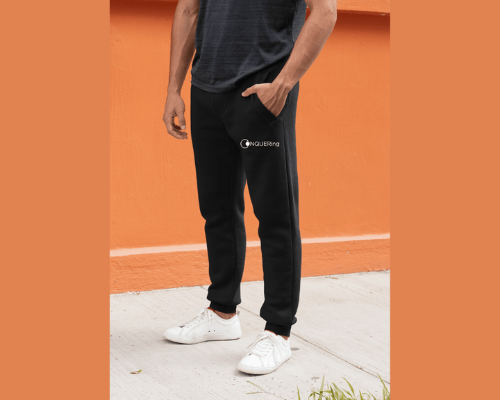 CONQUERing Unisex Black Joggers