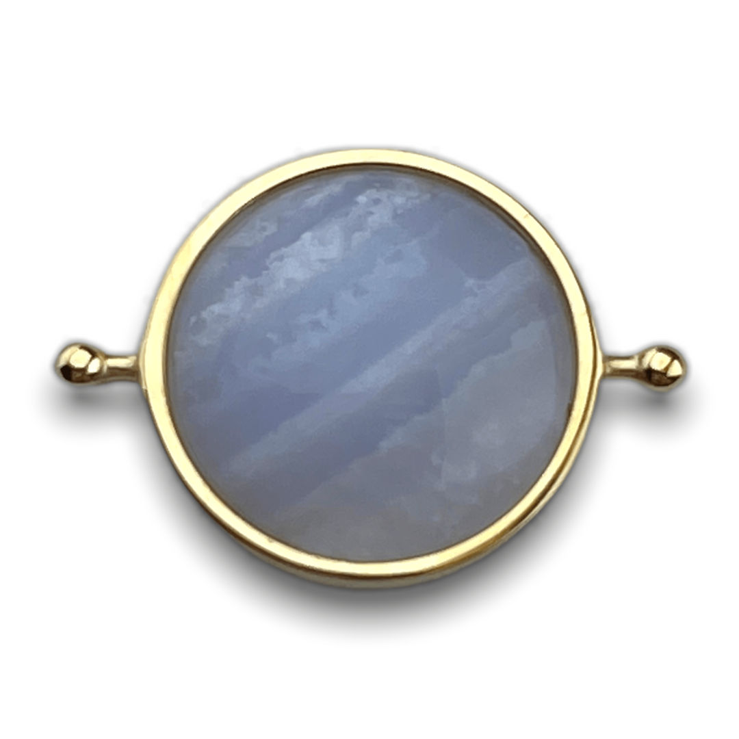 Blue Lace Agate Round Crystal Element