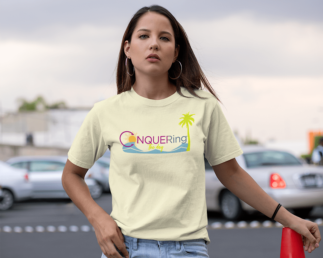Beach CONQUERing the Day Unisex T-Shirt