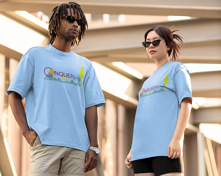 Mountain CONQUERing the Day Unisex T-Shirt