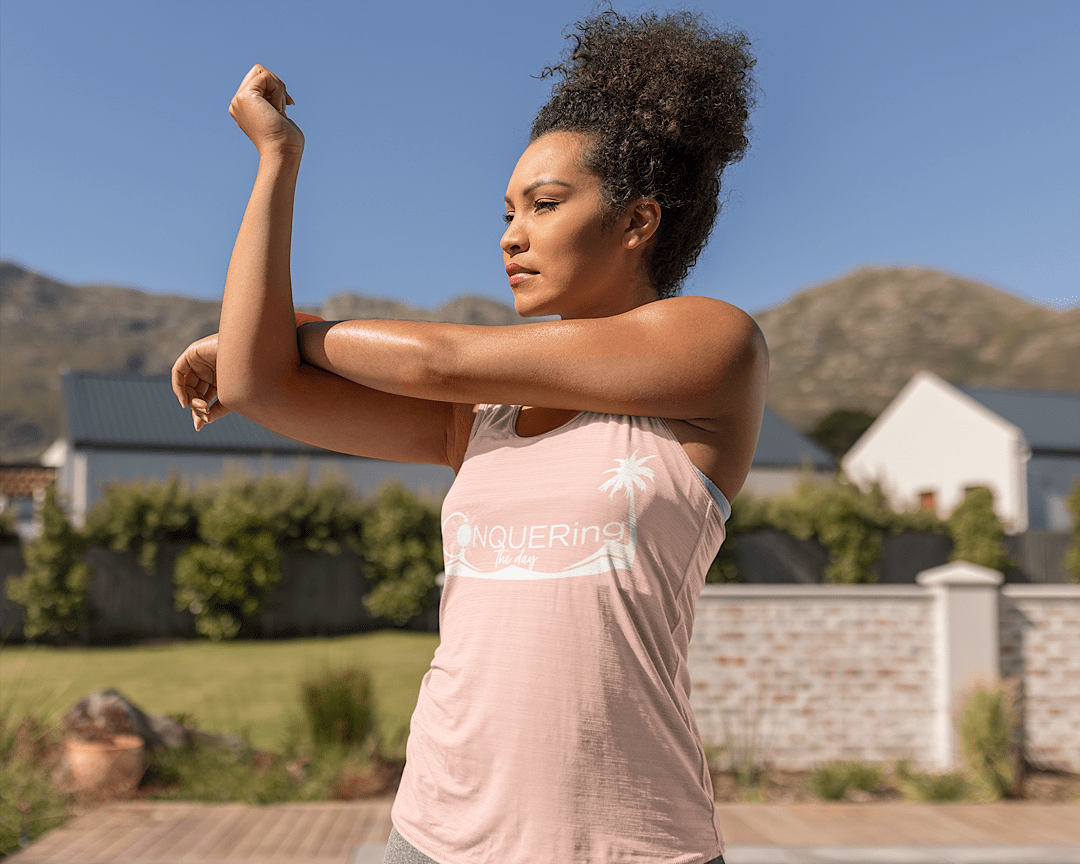 Beach CONQUERing the Day Women's Tank Top