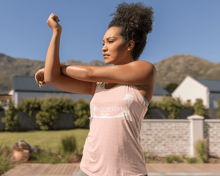 Beach CONQUERing the Day Women's Tank Top