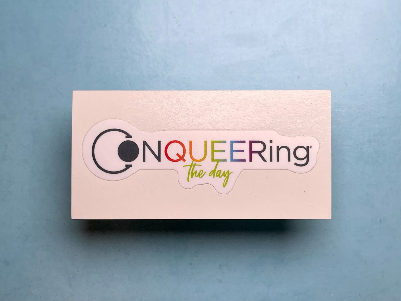CONQUEERing the Day PRIDE sticker