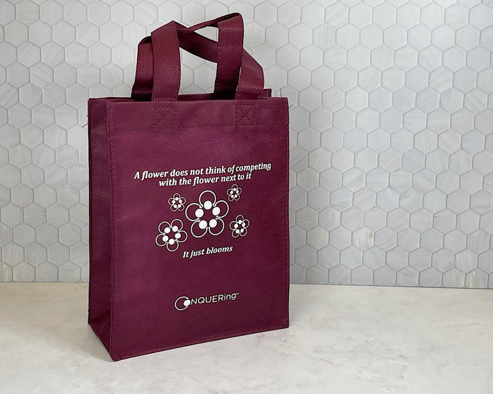 "It Just Blooms" Mini Tote bag