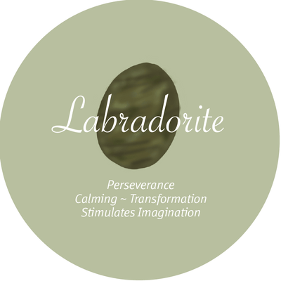 Labradorite Crystal Spinner (standard grade – no labradorescence/flash)