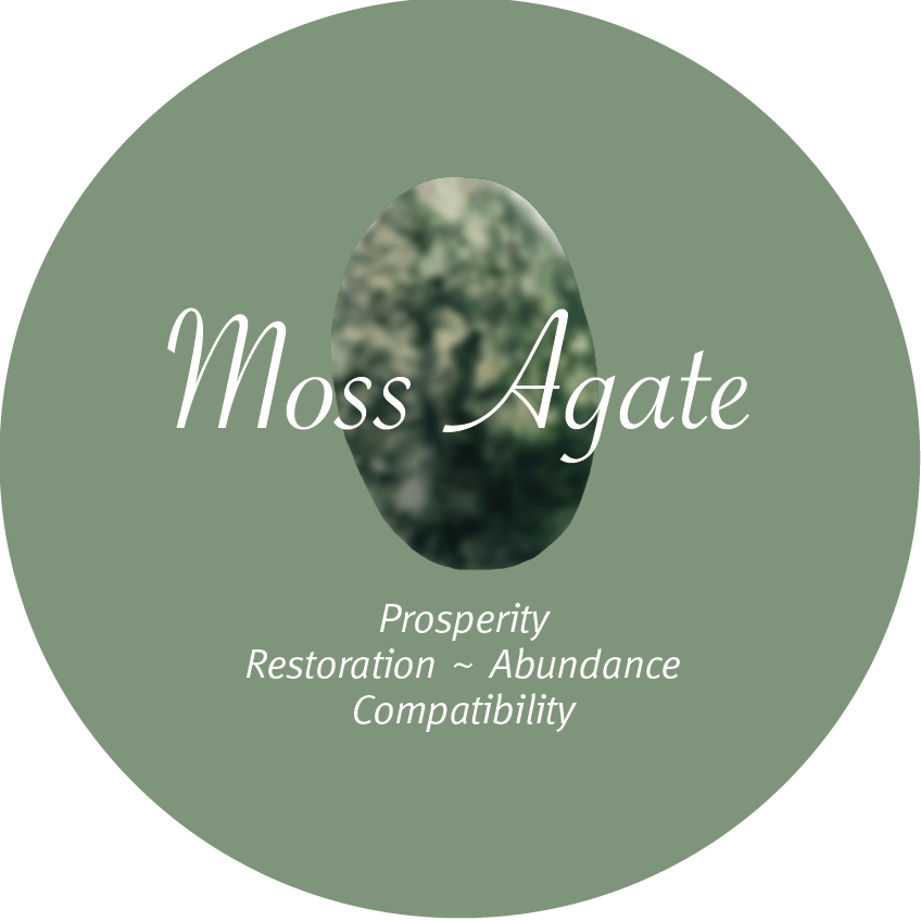 Moss Agate Crystal Fidget Ring