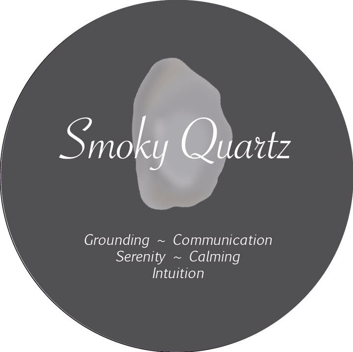 Smoky Quartz Crystal Fidget Ring
