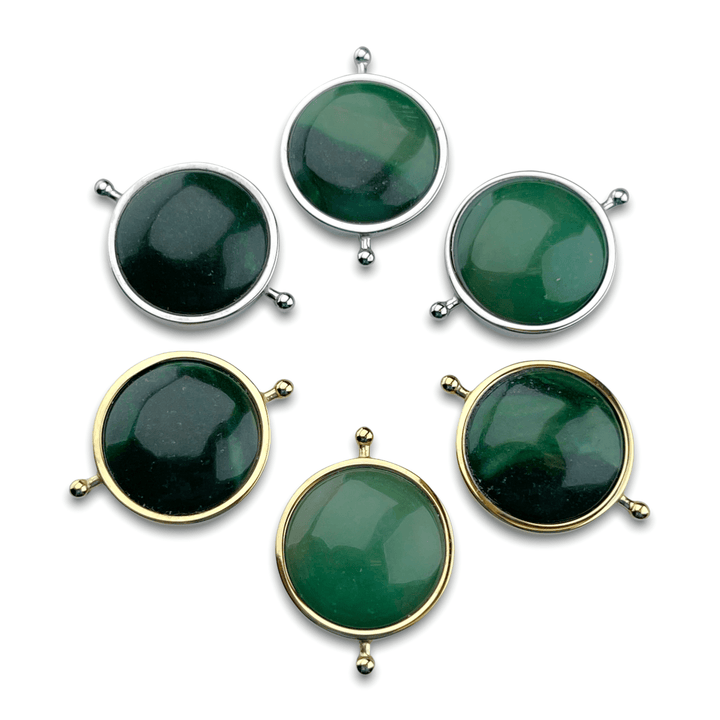 African Jade Crystal Fidget Ring