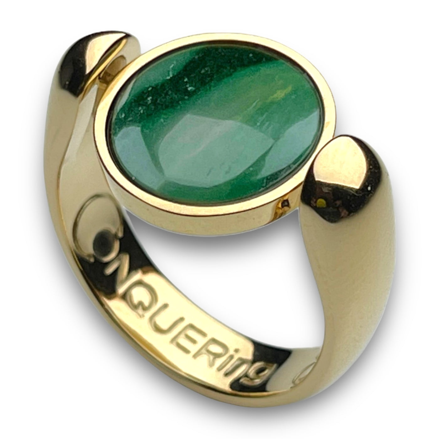 Gold AlaDune Crystal Fidget Ring