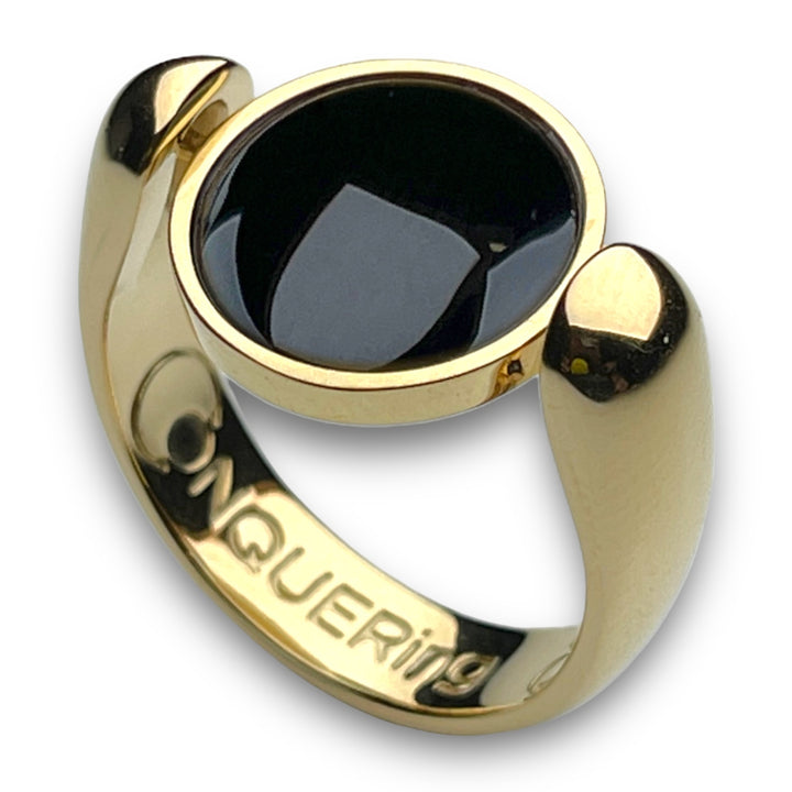 Gold AlaDune™ Crystal Fidget Ring